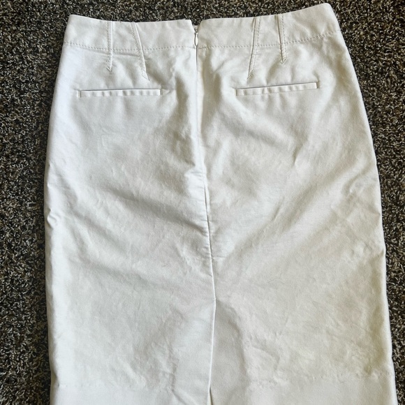 J. Crew White Midi Pencil Skirt for Work - Picture 5 of 5